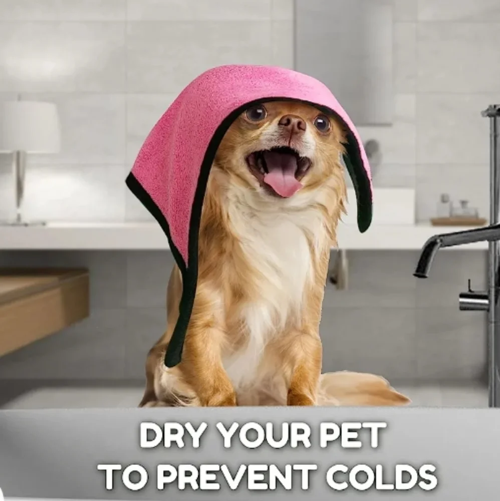 furrybaby Dog Quick Drying Dog Bath Super Absorbent Microfiber Pet Towels 12×12